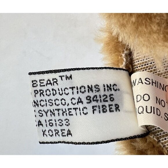 1979 Captain Joshua Bear Hand Puppet A A Happiness Brown Plush June Dutton VTG - Picture 6 of 6